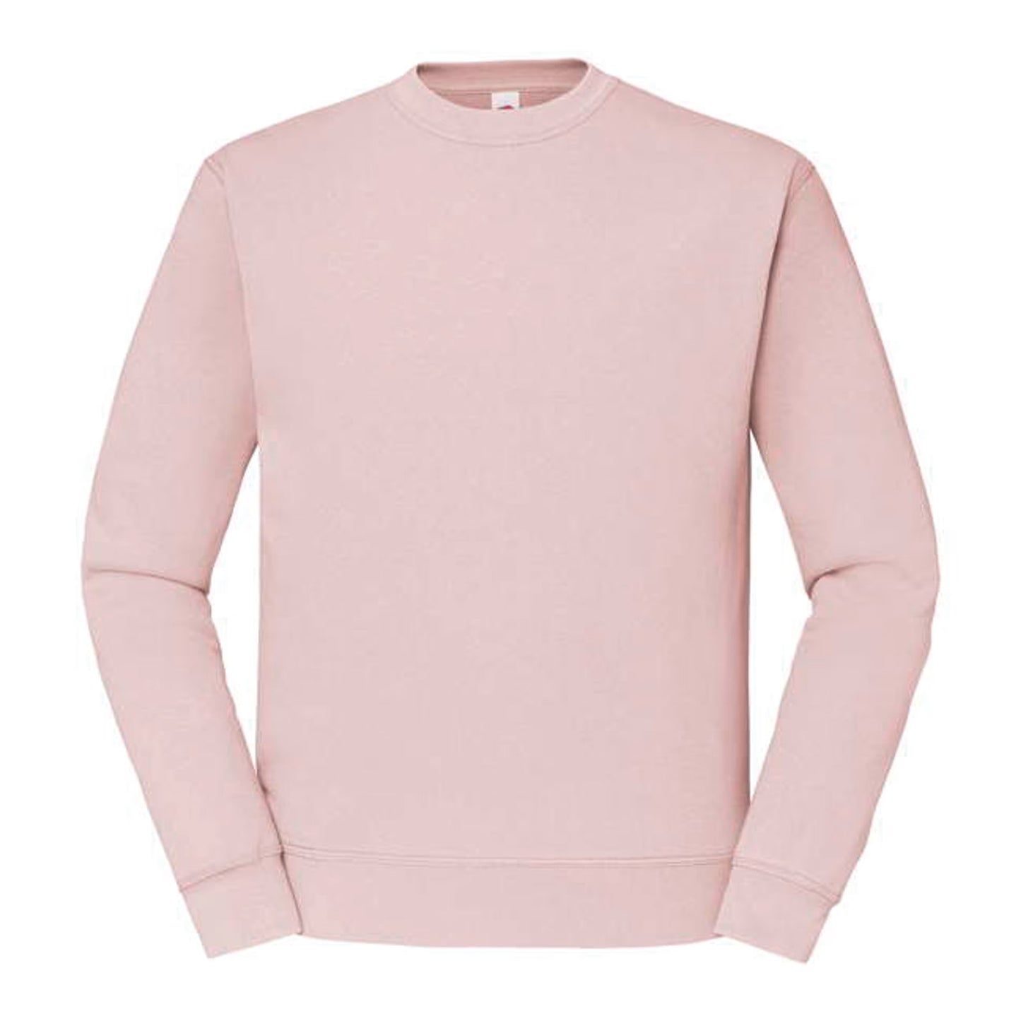 Sweat-shirt col rond Classic SC163 Fruit of the Loom rose poudrée - Coton bio 280g/m²