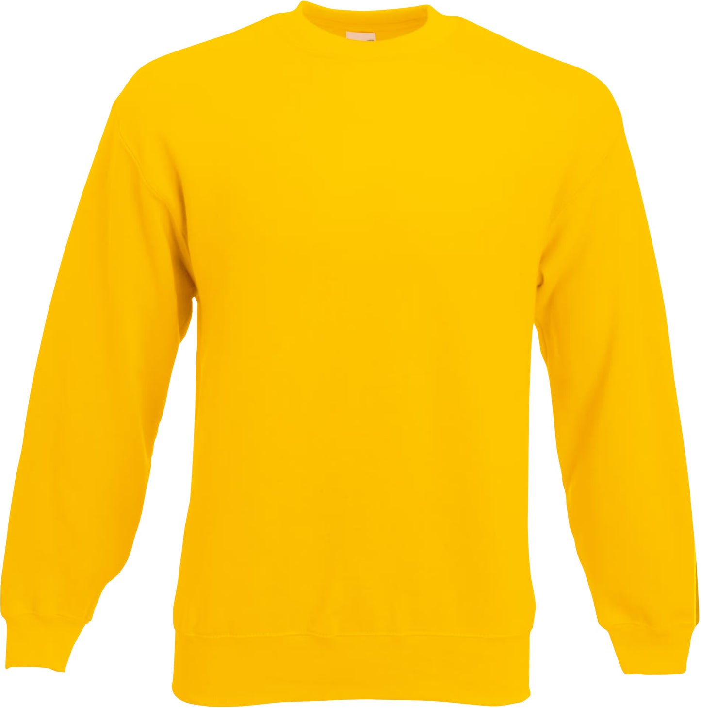 Sweat-shirt col rond Classic SC163 Fruit of the Loom tournesol - Coton bio 280g/m²