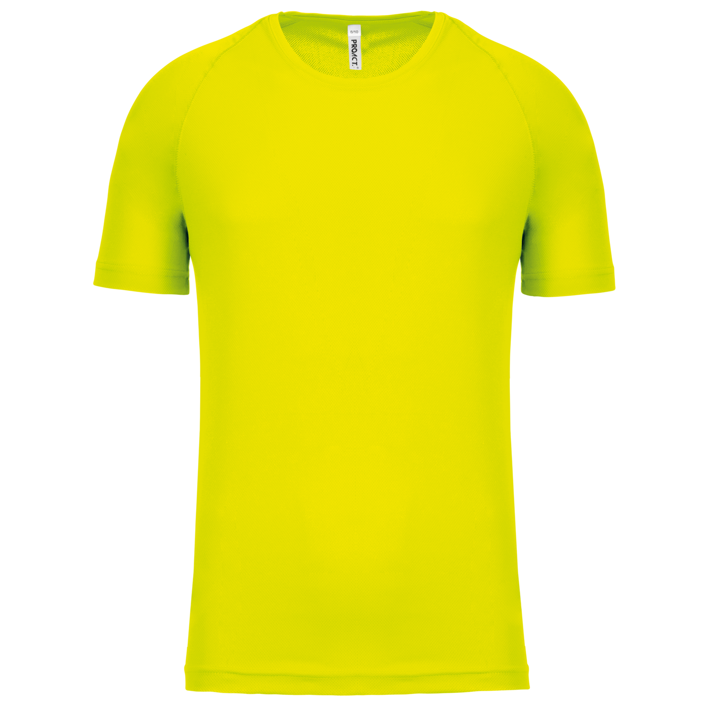 T-shirt premium PA445 couleur Fluorescent Yellow - Personnalisation express 1h à Biscarrosse Plage