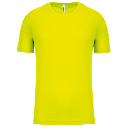 T-shirt premium PA445 couleur Fluorescent Yellow - Personnalisation express 1h à Biscarrosse Plage