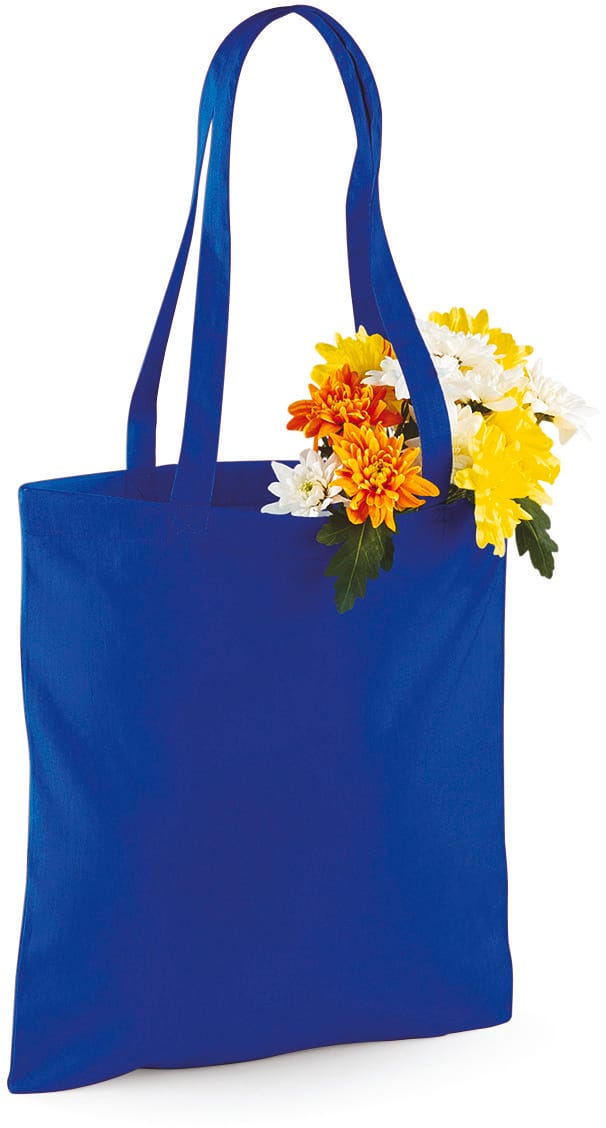 Tote bag W101 Westford Mill bleu royal personnalisable - COCO PYLA Biscarrosse Plage