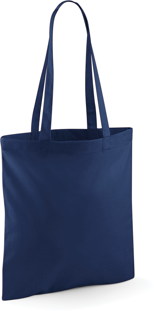 Tote bag W101 Westford Mill bleu marine personnalisable - COCO PYLA Biscarrosse