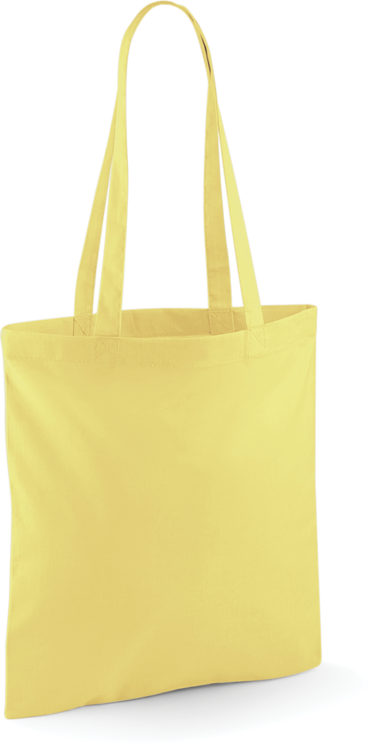Tote bag W101 Westford Mill citron personnalisable - COCO PYLA Biscarrosse Plage