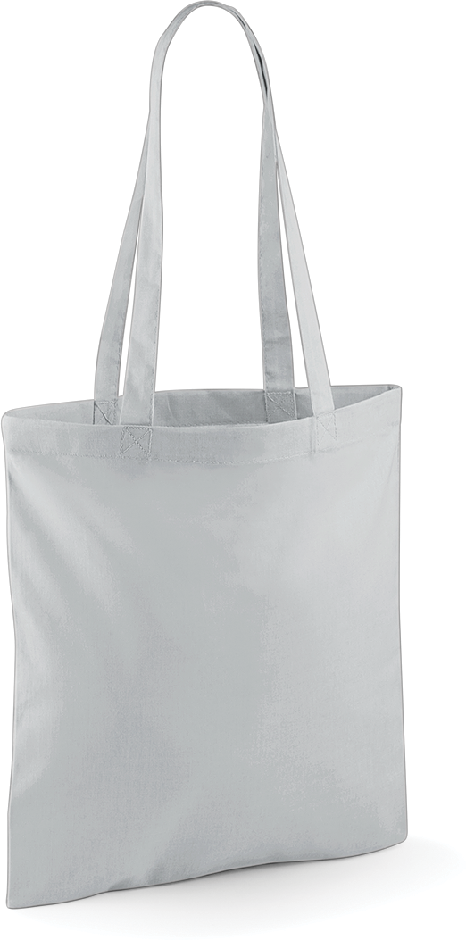 Tote bag W101 Westford Mill gris clair personnalisable - COCO PYLA Biscarrosse Plage