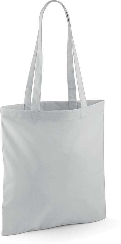 Tote bag W101 Westford Mill gris clair personnalisable - COCO PYLA Biscarrosse Plage