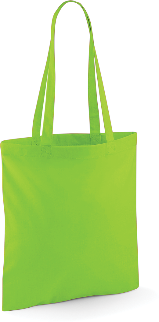Tote bag W101 Westford Mill vert lime personnalisable - COCO PYLA Biscarrosse Plage