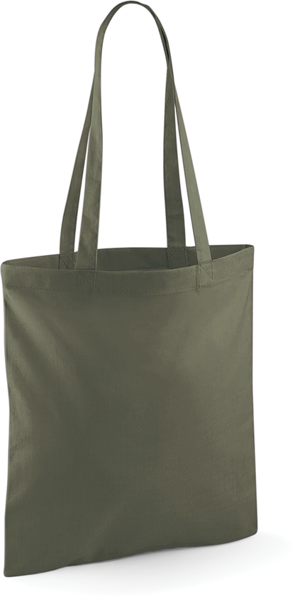 Tote bag W101 Westford Mill vert olive personnalisable - COCO PYLA Biscarrosse Plage