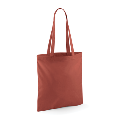 Tote bag W101 Westford Mill orange rouille personnalisable - COCO PYLA Biscarrosse