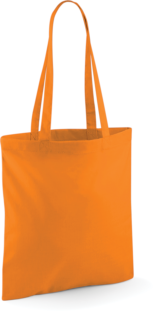 Tote bag W101 Westford Mill orange personnalisable - COCO PYLA Biscarrosse Plage