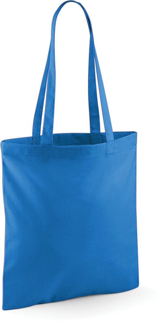 Tote bag W101 Westford Mill bleu saphir personnalisable - COCO PYLA Biscarrosse