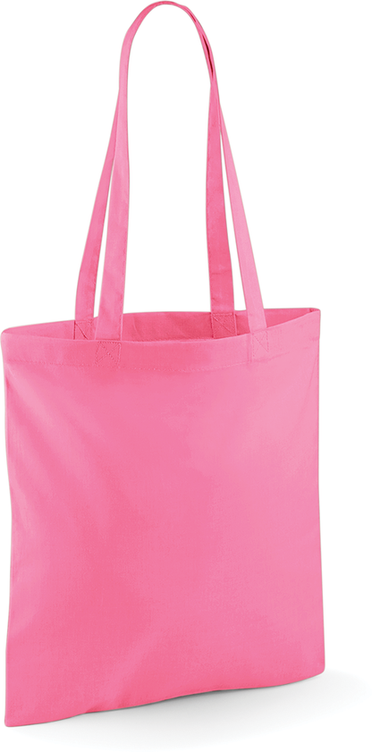 Tote bag W101 Westford Mill rose vif personnalisable - COCO PYLA Biscarrosse Plage