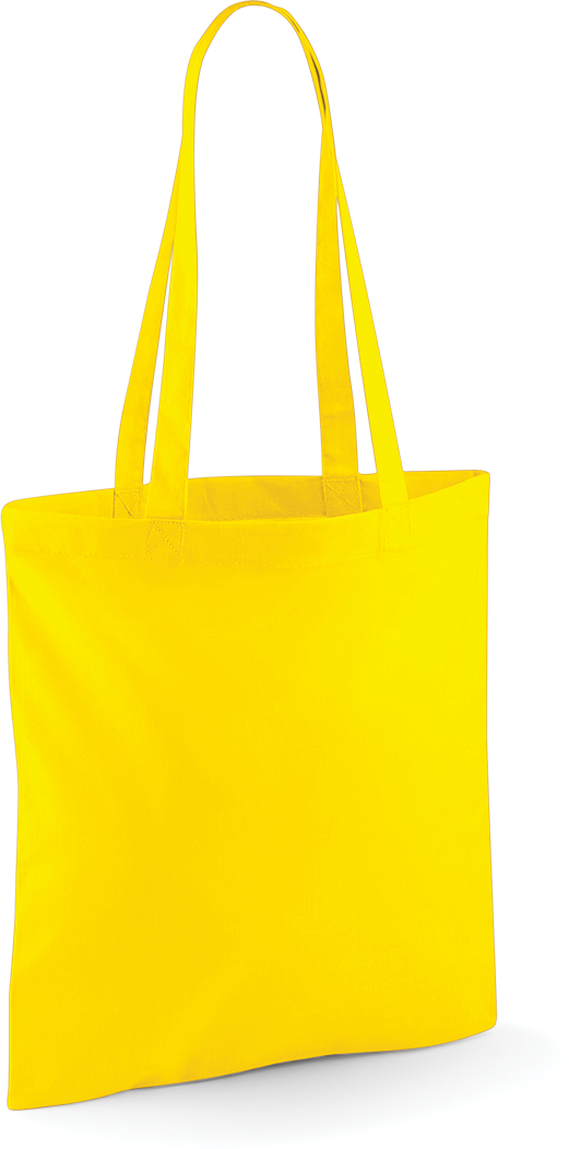 Tote bag W101 Westford Mill jaune personnalisable - COCO PYLA Biscarrosse Plage